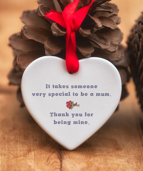 Special Mum Ceramic Heart